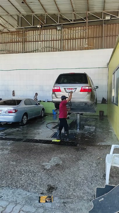 Dandy laundry for washing vehicles and industrial