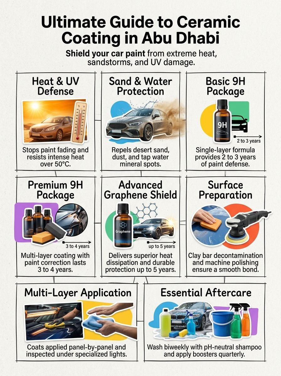 Best Ceramic Coating Services in Abu Dhabi