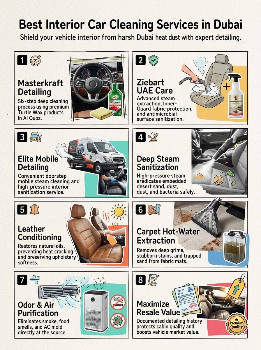 Best Interior Car Cleaning Services in Dubai Best Interior Car Cleaning Services in Dubai