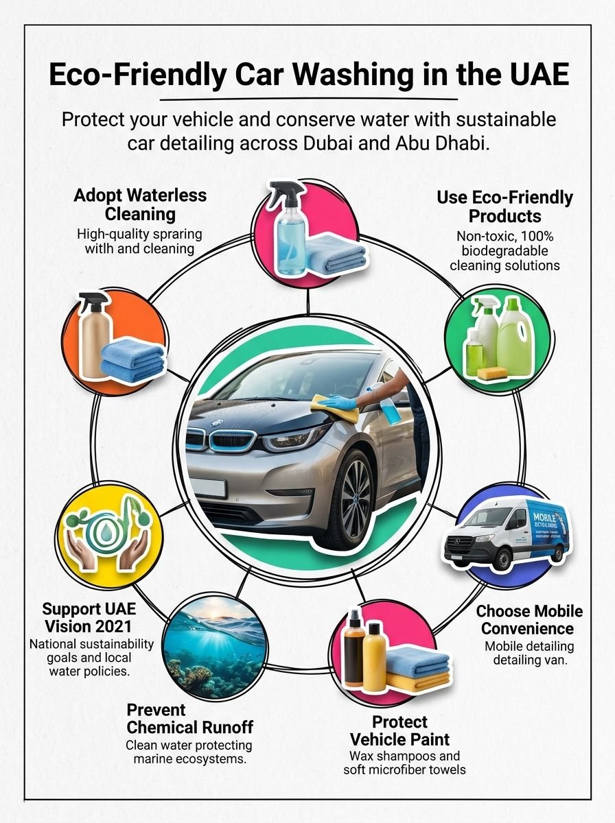 Eco-Friendly Car Wash Services In The UAE Eco-Friendly Car Wash Services In The UAE